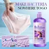Detergente para Ropa Íntima Sadoer Lavanda Proteína Antibacterial Transfronterizo 300ml, Eliminación de Manchas, Supresión de Olores y Retención de Fragancia, Todo en Empaque en Inglés