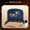 Gorro de Moxibustión para Dormir, Gorro de Compresa Caliente para Terapia de Cabeza, Gorro Postparto, Productos de Moxa, Moxibustión Portátil, Gorro de Terapia de Cabeza con Moxibustión sin Humo