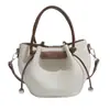 Bolso de Mano de Nicho Estilo Coreano, Bolso Cruzado, Bolso de Mano de Moda para Mujer, Bolso Versátil de Hombro para el Día a Día, Bolso Cubo con Textura