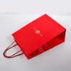 Bolso de Papel de Embalaje Marrón Personalizado Bolsa de Regalo Engrosada Logo Imprimible Café Té de Leche Pastelería Bolsas de Papel para Llevar
