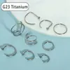 Mais Vendido na Amazon F136 Titânio Argola de Nariz Argola de Lábio 20g Barra Fina Modelo Básico Stud de Nariz em C Venda Direta do Fabricante em Estoque 1 Peça