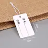 Etiqueta de Precio con Cordón Elástico en Blanco Material de Etiqueta Tarjeta Colgante Joyería Cordón para Joyería Etiqueta de Precio para Joyería