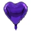 Balão de alumínio de 18 polegadas em formato de coração de amor, estrela de cinco pontas, cor sólida, para casamento, festa de aniversário, fabricantes de balões de alumínio decorativos, atacado