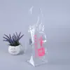 Fornecimento direto da fábrica bolsa de presente plástica portátil plástico macio transparente saco de embalagem plástica PVC bolsa transparente para vinho tinto