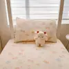 Nueva funda de almohada de algodón lavable súper suave estilo ins para dormitorio de estudiante de invierno un par de 48 cm * 74 cm funda de almohada para el hogar comodidad