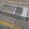 Placa de Cubierta de Vidrio para Congelador, Puerta Deslizante de Gabinete para Conservación Fresca, Gabinete Isla con Puerta de Vidrio, Gabinete de Pedidos, Gabinete Comercial para Helados, Accesorios para Vitrina