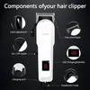 Cortador de Cabelo Elétrico de Cabeça de Óleo Transfronteiriço Lcd Cortador Elétrico Display Digital Cortador de Cabelo Cortador Elétrico Cortador de Cabelo Atacado Personalização