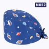Gorro Estampado de Algodón para Quirófano Hombres y Mujeres Gorro de Doctor Dental Oral Gorro de Enfermera Bolsa para Comida Quimioterapia Gorro Tapis