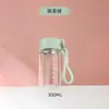 Taza de Vidrio de Borosilicato Dopamina High, Alto Valor Estético, Taza con Separador de Té y Agua, Vaso de Agua de Vidrio Estilo Ins, Anticaídas para el Hogar