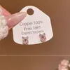Aretes Pequeños Exquisitos de Moño para Mujer, Pendientes de Lujo Ligero de Nicho con Sensación de Alta Gama, Joyería para Orejas Única y Hermosa Versátil para el Uso Diario