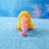 Micro paisaje lindo coral sirena muñeca acuario marino paisaje decoración accesorios escritorio mini adornos