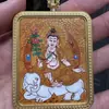 Gran Venta Tíbet Nepalero Puro Pintado a Mano Thangka Ocho Guardianes del Zodíaco Núcleo de Tarjeta 4*5