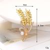 Yi Lian - Gema de cristal de alta calidad, oreja de trigo, aleación de zinc, accesorios de diamante, zapatos con agujeros, flores, accesorios de bricolaje