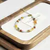 Novo Bracelete de Ágata Vermelha para Mulheres, Bracelete de Cristal Turquesa de Alto Padrão de Nicho, Novo Bracelete de Pedra Natural Estilo Chinês Pérola Genuína