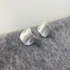 Pendientes Asimétricos de Cara Ancha de Lujo Ligero y Gama Alta, Pendientes Sencillos de Estilo Antiguo, Pendientes Versátiles de Nicho Retro para Mujer