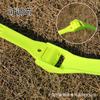 Estrutura de salto com vara dobrável em três partes com altura ajustável, grade de salto, barreiras sensíveis, equipamento de treinamento de futebol
