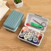 Bolsa de Almacenamiento Portátil para Costura, Kit de Herramientas para Manualidades y Tejido de Uso Doméstico, Caja de Costura de Viaje, Kit de Costura