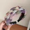 2026 Verano Nuevo Estilo Zapatillas de Caña Alta Retro Antideslizantes Diadema de Ala Ancha para Mujer Accesorio Versátil para el Cabello