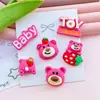 Gatito Lindo de Dibujos Animados Accesorios de Resina DIY Pasador Hecho a Mano Adorno para el Cabello Carcasa de Teléfono Móvil Pegatina para Vaso de Agua Lote Creativo para la Boca del Zapato