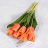 Tulipán artificial con tacto hidratante, flor artificial de alta gama, flor de seda, decoración del hogar, hotel, venta al por mayor