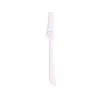 Cuchillo para depilar cejas al por mayor de fábrica Herramienta de belleza Navaja de cejas plegable para principiantes femeninas Tipo de seguridad Hoja antideslizante con borde biselado
