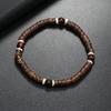 Amazon Aliexpress Joyería Transfronteriza Estilo Simple Europeo y Americano Pulsera de Concha de Coco Piedra Natural Turquesa Pulsera Estilo Étnico