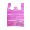 ¡Guau, Bolsas de Plástico tipo Chaleco Desechables de HDPE Grueso para Uso Doméstico, Exportación, de un Solo Uso, Color Rosa 304550