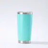 Fornecimento direto do fabricante 20oz copo de carro com revestimento em pó aço inoxidável 304 camada dupla isolamento a vácuo frio e quente copo rei do gelo copo de carro