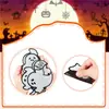 Bestseller transfronterizo calabaza de Halloween bruja coche pegatina magnética reflectante decoración murciélago de Halloween puerta de garaje refrigerador pegatina