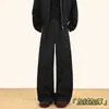 Calças Grossas de Veludo Preto para Homens no Outono e Inverno, Calças Largas Soltas para Adolescentes, Calças Casuais Quentes Pesadas