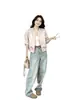Elegante Chaqueta de Béisbol Adelgazante para Mujer, Nueva Versión Coreana para Principios de Otoño 2026, Chaqueta Holgada Casual de Moda
