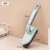 Cepillo para pisos, cepillo para bañera, cepillo para pisos, cepillo para inodoros de mango largo, cepillo multiusos para limpieza de azulejos para eliminar suciedad y limpiar hendiduras