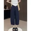Pantalones Harem de Pierna Ancha con Forma de Pera que Favorecen la Figura para Mujer, Estilo Delgado de Verano, Corte Holgado, Versátiles, Tallas Grandes, Pantalones Cortos de Pierna Ancha, Ligeros