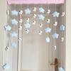 Cortina de puerta con forma de corazón para perro, para niña, para dormitorio, sala de estar, hogar, perforada, para niños, decoración, enseñanza, cortina colgante comercial