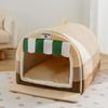 Casa para Mascotas Tipo Nido Totalmente Cerrado Transfronterizo Nido para Perro Otoño e Invierno Camuflaje Nido para Gato Callejero Casa para Perro Nido Impermeable y a Prueba de Viento