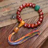 Pulsera de Cuentas Tesoro Múltiple Incrustada con Hueso de Yak de Xizang Estilo Étnico de Xizang Portátil Accesorios de Pájaro Dapeng Pulsera de Juego Venta al por Mayor