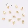 Colgante de Corazón Color Duradero Relleno de Oro de 14K Microincrustado con Circonita Accesorios de Joyería DIY Colgante de Cadena de Cola de Gota de Agua para Pulsera