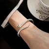 Pulseira Aberta Xiangxu Lingshe Feminina 2023 Nova Explosões Pulseira Design de Nicho de Luxo Leve Venda Direta de Fábrica Avançada
