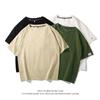 Camiseta de Manga Corta Suelta Estilo Japonés para Hombre, Nueva de Verano 2026, Estilo de Comercio Exterior, Camiseta Casual de Algodón y Lino para Hombres Jóvenes