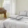 2026 Nuevo Modelo Yulu Lino Colcha de Verano, Colcha Refrescante de Verano, Colcha de Aire Acondicionado, Funda de Cama Juego de Cuatro Piezas