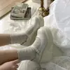 Zapatos de plataforma retro estilo francés negros para mujer, nueva colección primavera/otoño 2026, estilo Mary Jane de invierno, perfectos con vestidos, zapatos planos de punta baja