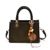 Bolsa Tote Leopardada Elegante de Alto Valor com Grande Capacidade para Mulheres Outono 2025 Nova Bolsa Simples para o Dia a Dia de Mão/Ombro para Mulheres