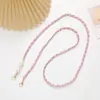 Venta Caliente Estilo Coreano Cadena de Cuero Pequeña Fragancia Lanyard para Teléfono Móvil Cadena de Perlas para Teléfono Móvil Colgante para Funda de Teléfono Móvil Cadena Cruzada