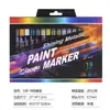 Bolígrafo Marcador Metálico Guangna S530 Pincel para Estudiantes de Arte Dibujo Colorido Graffiti Marcador a Base de Agua Bolígrafo de Pintura