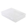 Caja Transparente A4 para Almacenamiento de Archivos Organizador de Documentos para el Hogar Engrosada para Escritorio Información Estudiante Oficina Caja de Almacenamiento