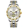 Reloj Multifuncional Nuevo para Hombre Marca Bangwei/Lige Resistente al Agua Luminoso de Moda Reloj de Cuarzo