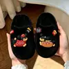 Chinelos de inverno para meninos, chinelos de algodão infantis, chinelos internos quentes e antiderrapantes para meninos pequenos e bebês, adequados para uso doméstico no outono