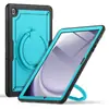 Para Galaxy Samsung tablet TabA9Plus capa protetora anti-queda 11 polegadas capa protetora suporte rotativo portátil