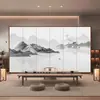 Divisória de Tela Grande Estilo Chinês para Sala de Estar, Divisória para Sala de Reuniões, Tela Dobrável Móvel de Hotel, Divisória de Entrada Estilo Antigo