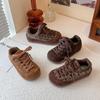 Tênis de Cano Baixo para Meninas 2025 Primavera & Outono Nova Moda Sapatos Casuais Infantis Menininhas Solado Macio Antiderrapante Sapatos Esportivos